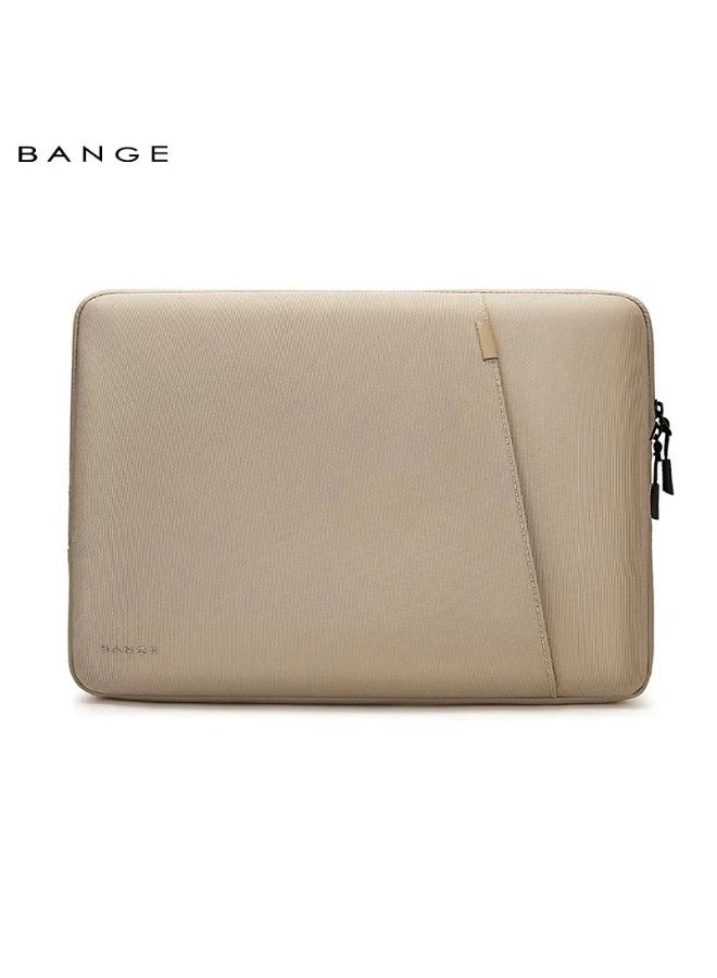 Bange 6801D Beige New Protective Water Resistant 15.6 Inch Laptop Sleeve - Image 1